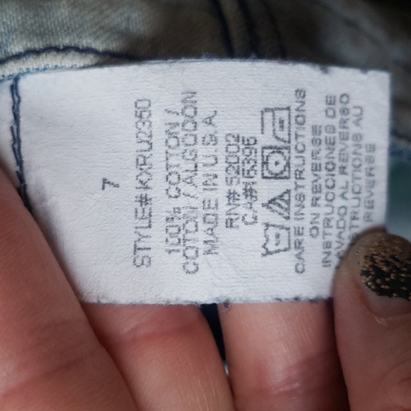 Vintage 90s DKNY High Waist Denim Jean Shorts 7 - Picture 6 of 6